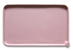 Hoki Found L silicone non-slip pet food mat closeup—prevents spills during feeding
