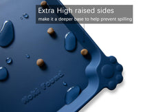 Hoki Found Indigo Ink mat features an extra-high lip to prevent spills and mess.