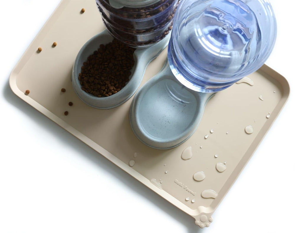 Hoki Found papayawhip silicone mat blends with décor and cushions dishes