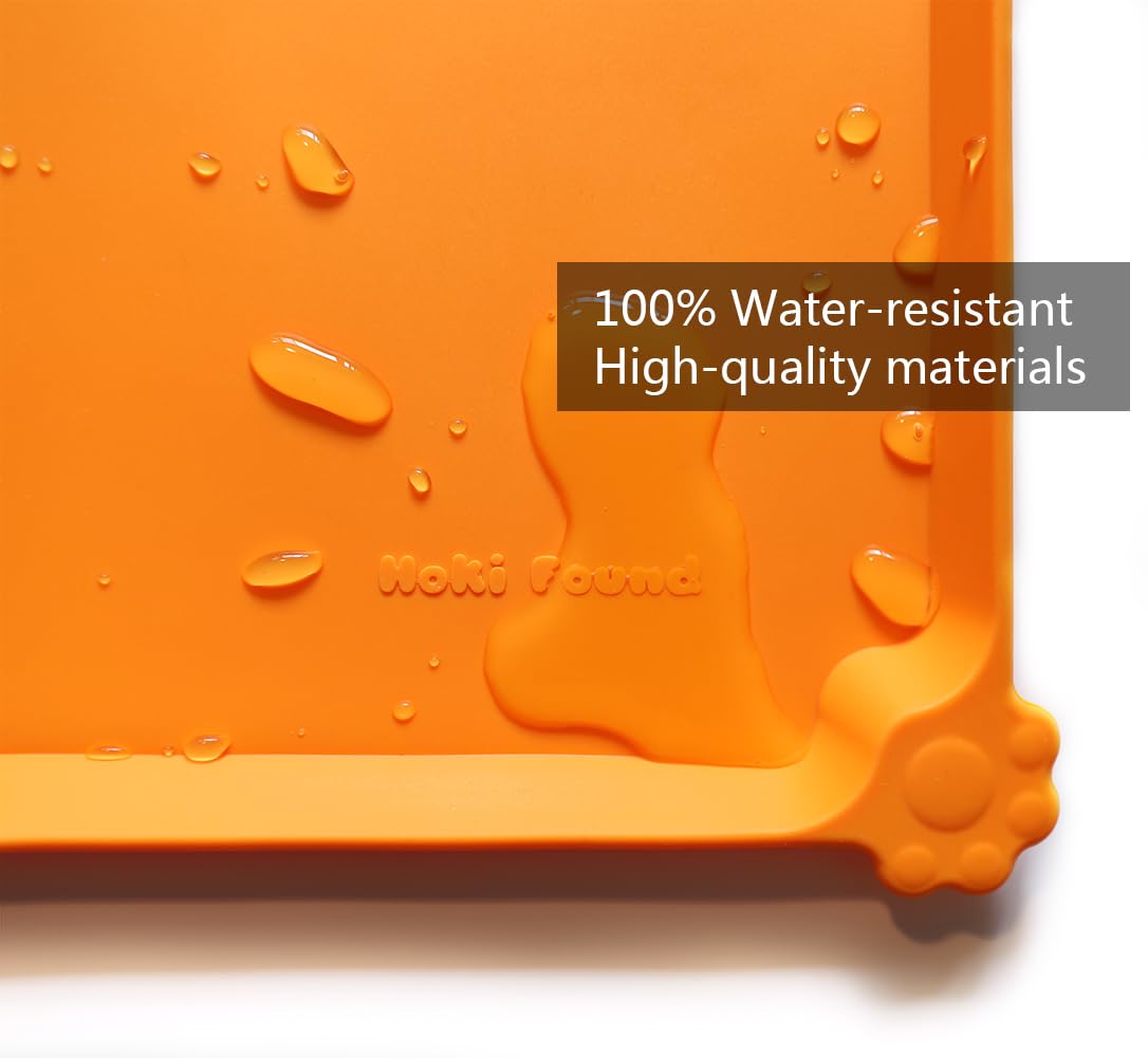 Mat de silicona de Hoki Found, apto para lavavajillas y fácil de limpiar.