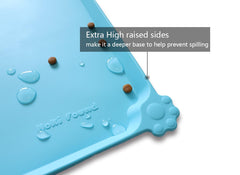 Hoki Found silicone pet mat is easy to clean and quick to dry.