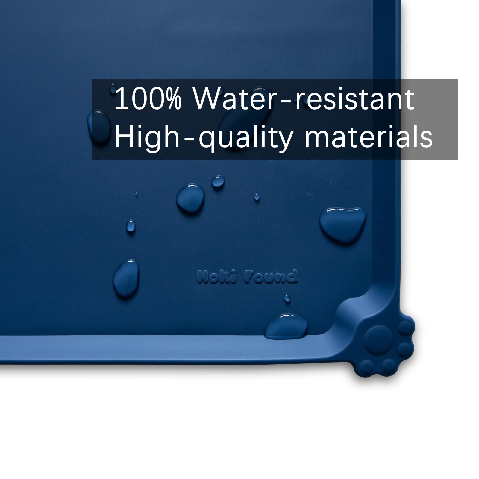 Hoki Found X-Large silicone mat anti-slip surface for stable bowls