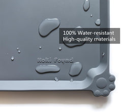 Hoki Found X-Large silicone mat anti-slip surface for steady feeding.
