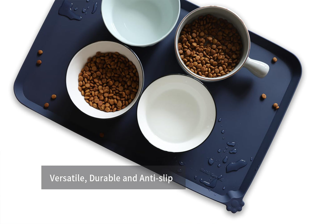 Hoki Found L silicone mat on carpet shows stability and easy cleaning.