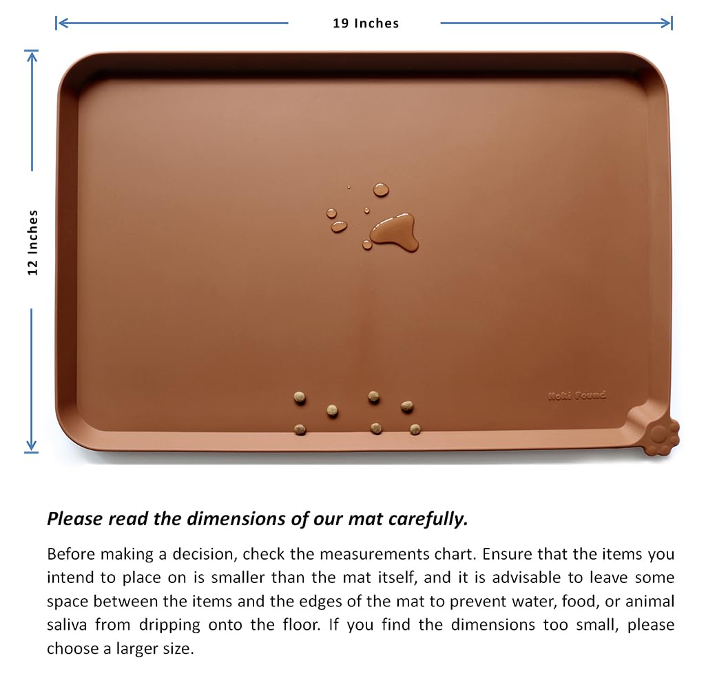 Hoki Found caramel silicone mat travel-friendly for easy packing
