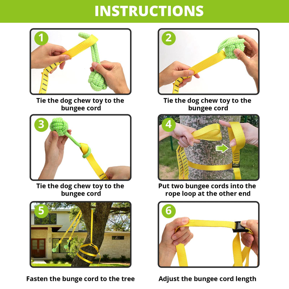 HOKINETY easy-setup-over-tree-branch shows simple ceiling-free installation