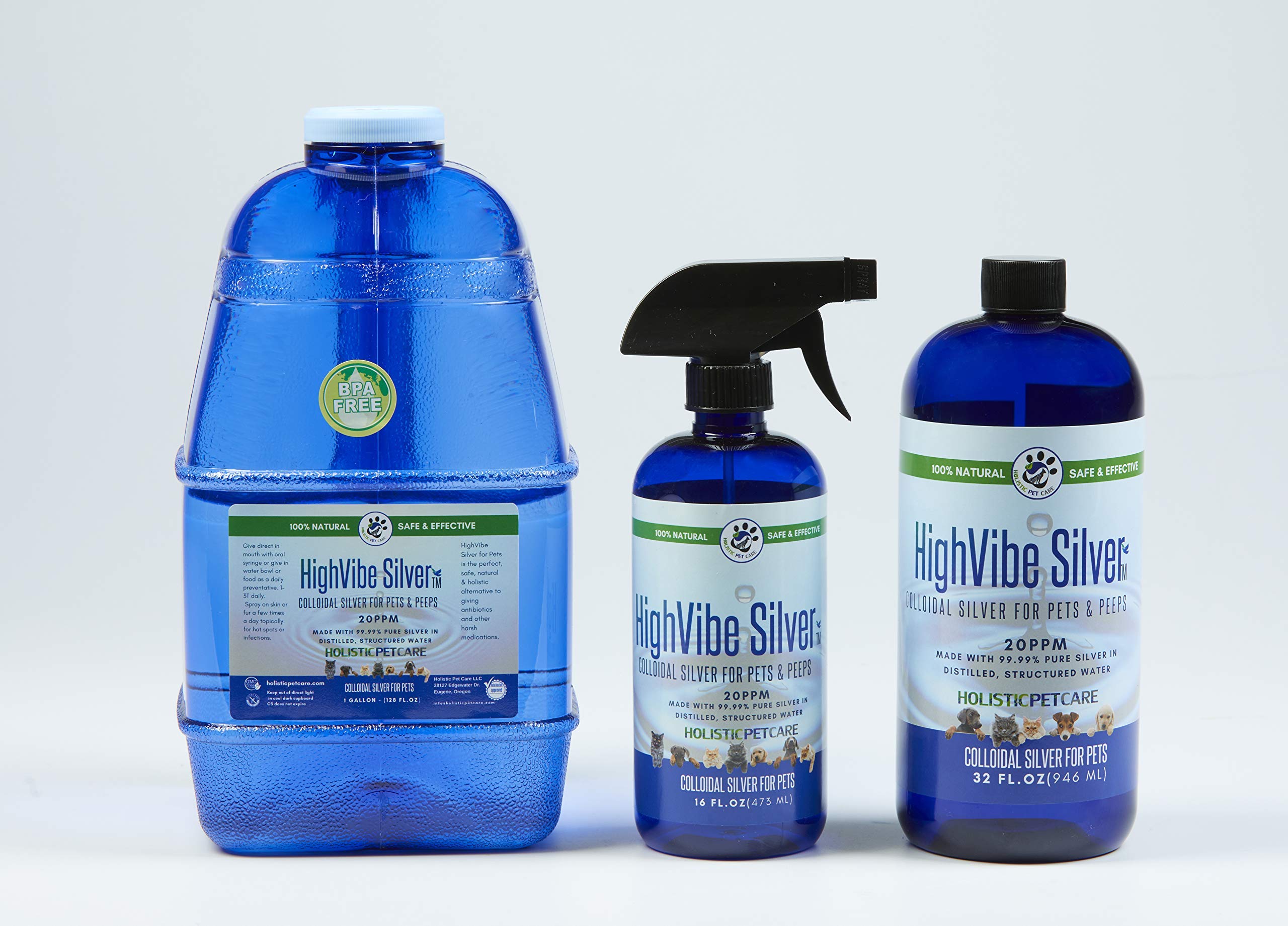 HOLISTIC PET CARE Colloidal Silver Spray kid-safe home use option for family pet care.