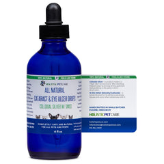 HOLISTIC PET CARE silver-DMSO close-up highlights deep-penetrating eye care
