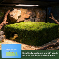 Hollima Mossy Cave Hide safe shelter reduces stress and promotes well-being.