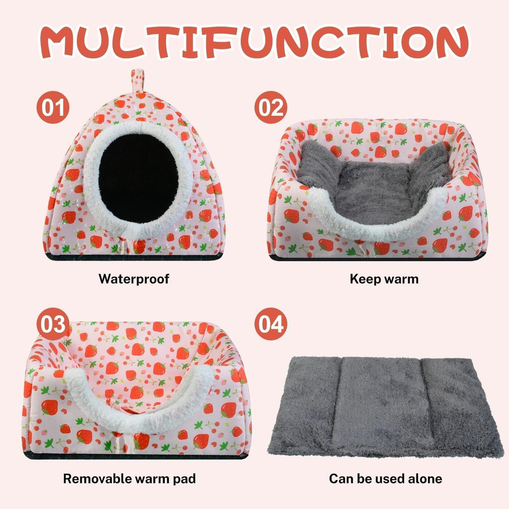 Hollima spacious bunny den multi-pet use scene invites relaxed lounging.