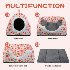 Hollima spacious bunny den multi-pet use scene invites relaxed lounging.