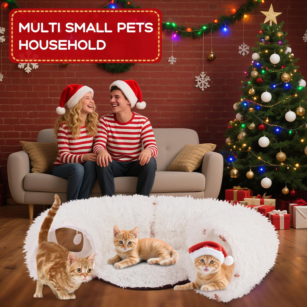 Hollowfly cat tunnel zipper allows quick setup and easy storage