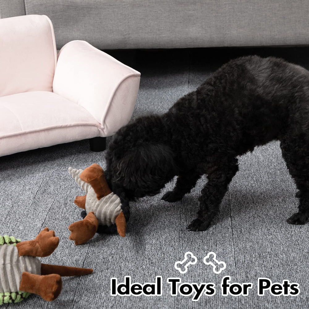 Hollypet armadillo durable-soft materials ensure long-lasting play for gentle chewers.