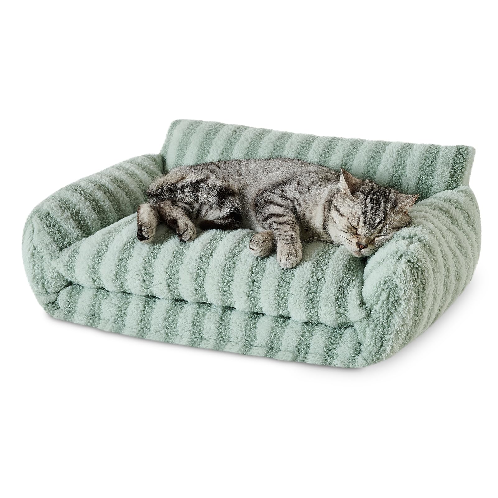 Hollypet cat bed double-layer outer shows sturdy construction for cozy naps
