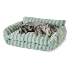 Hollypet cat bed double-layer outer shows sturdy construction for cozy naps