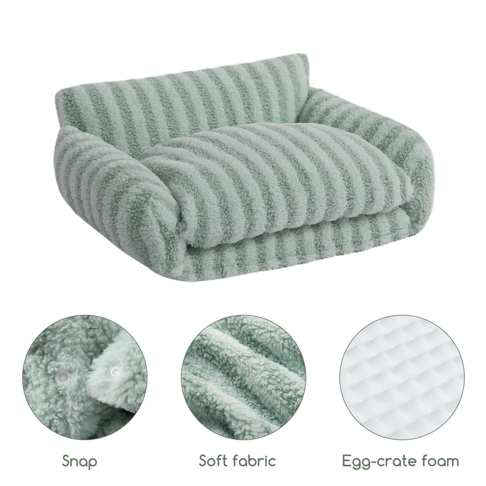 Hollypet cat bed xs-size sleeping area demonstrates compact fit for small cats