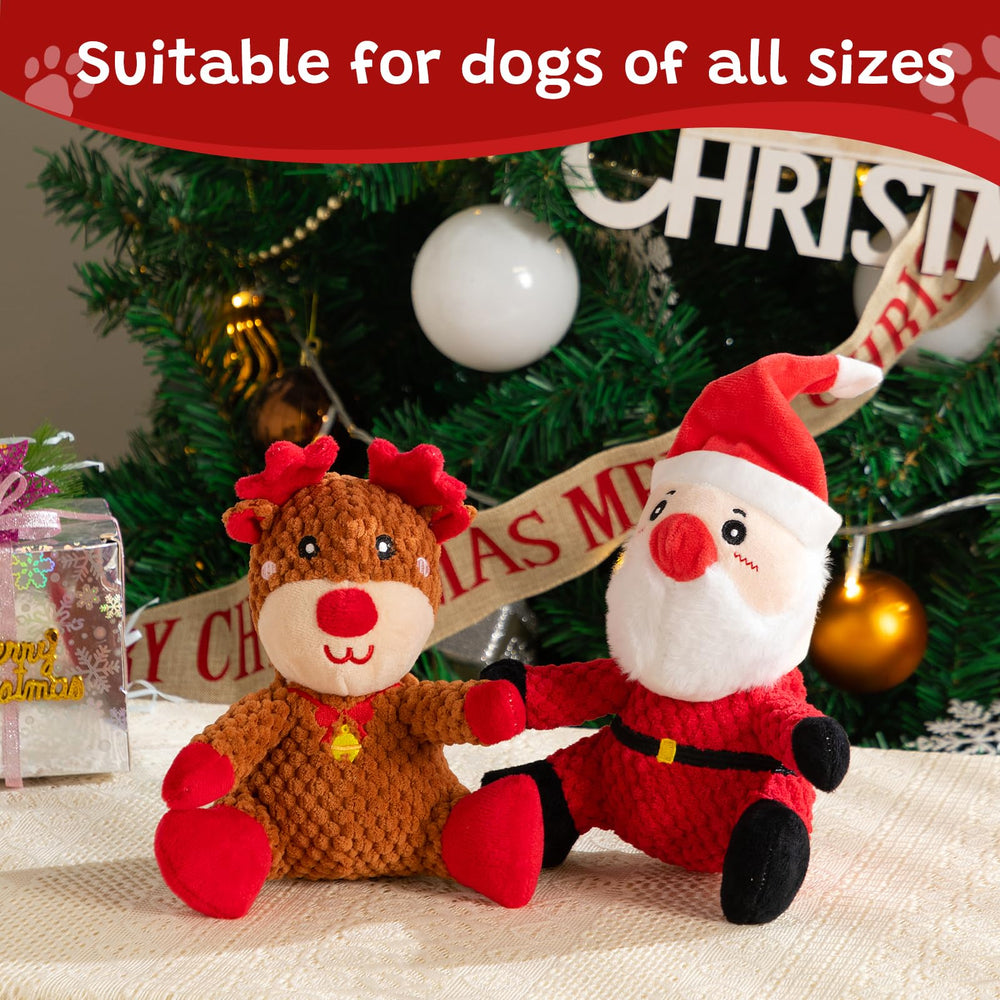 Hollypet Christmas dog toy resists rough play for years of fun