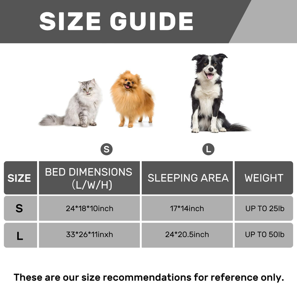 Hollypet Fluffy Plush Bed PP cotton filling delivers cozy plush comfort.