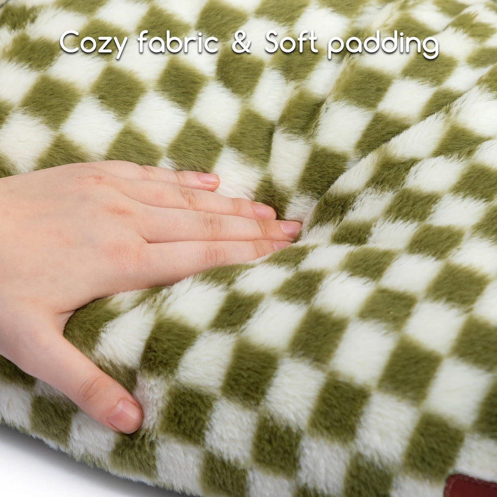 Hollypet Fluffy Plush Sofa Bed removable cover for easy washing