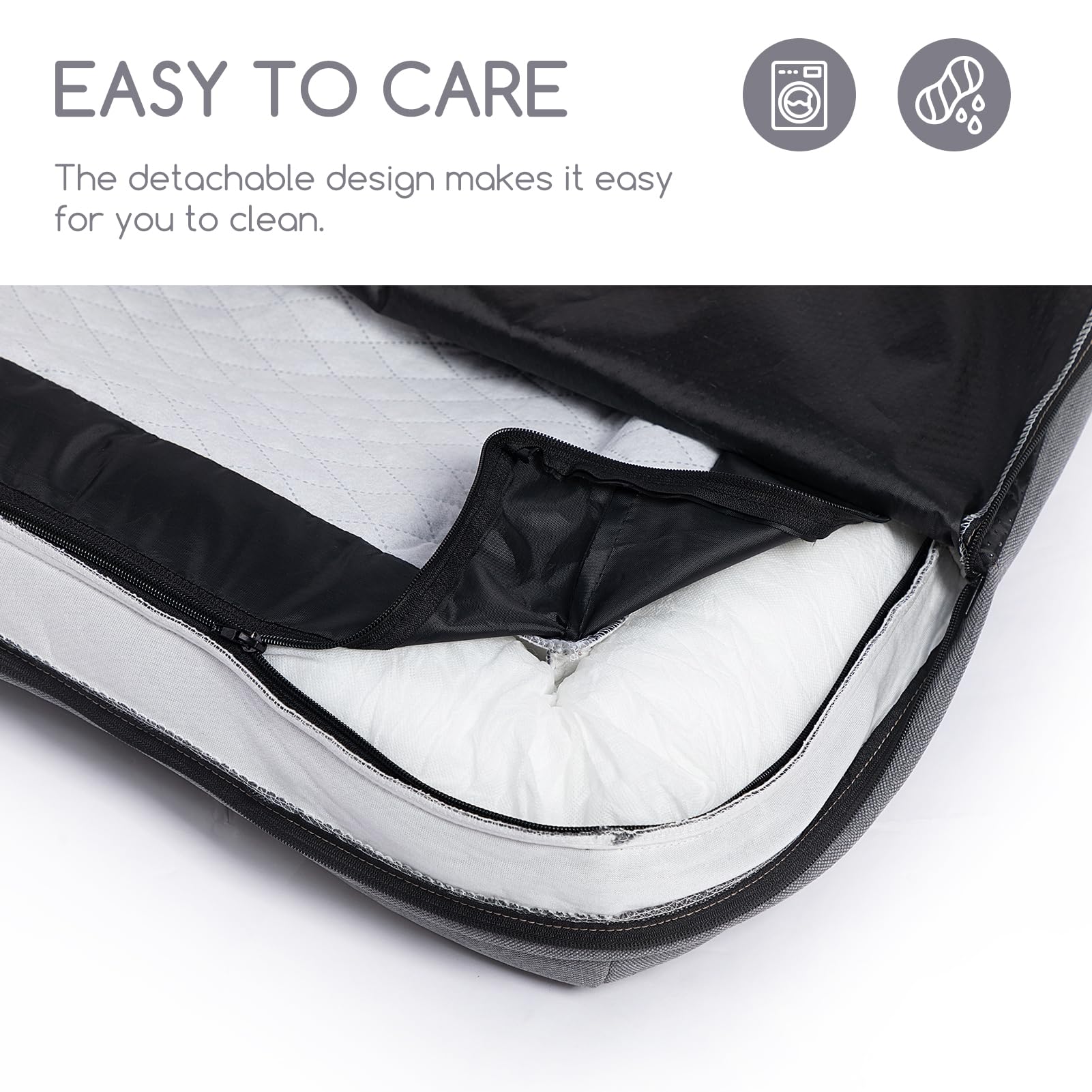 Hollypet egg-crate-foam supports joints for comfortable rest