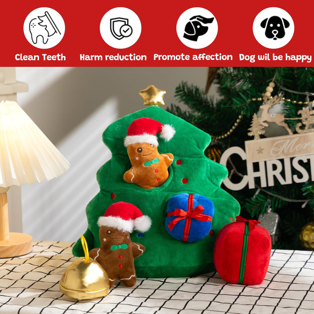 Hollypet puppy teeth-clean toy suits teething needs with safe plush chewing