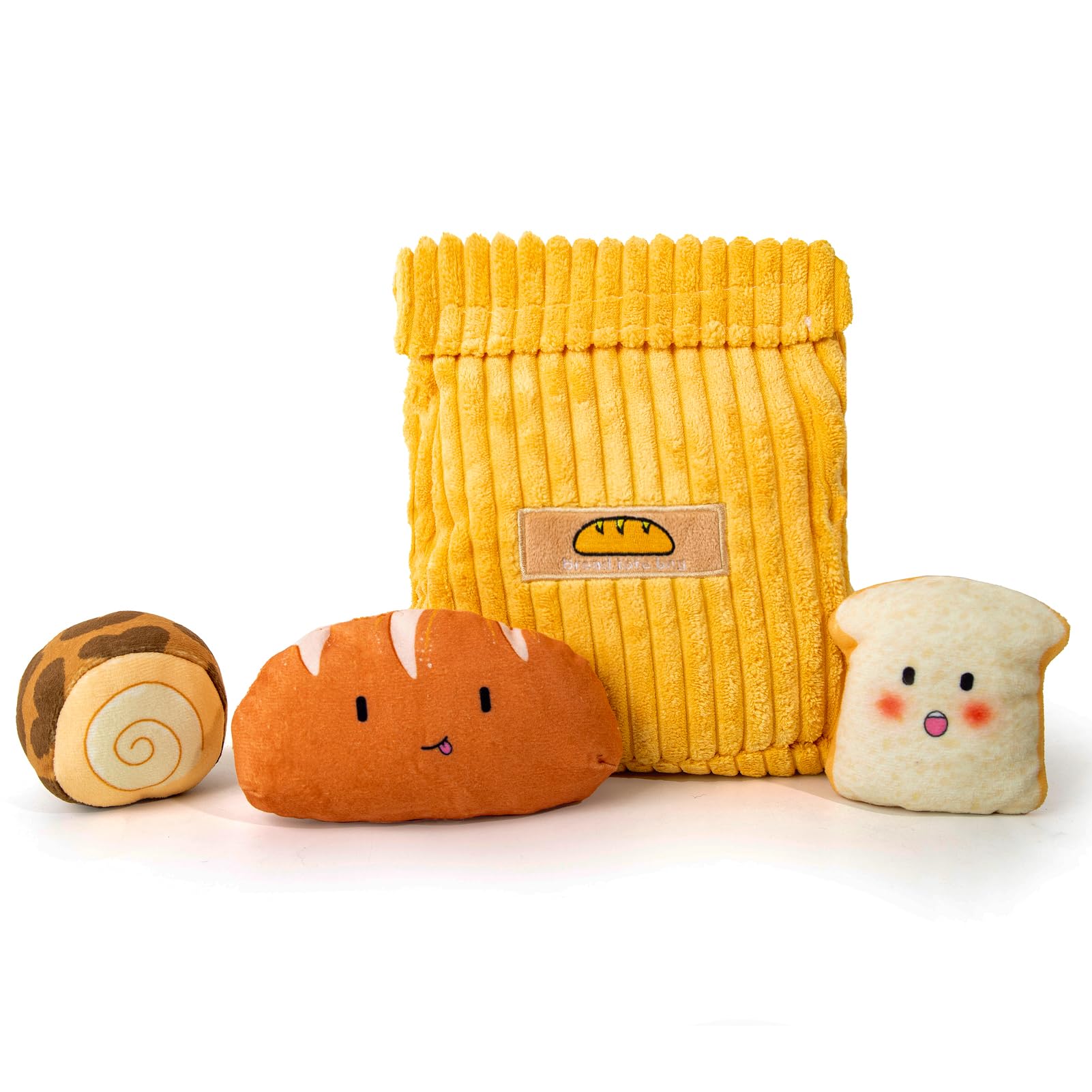Hollypet Squeaky Dog Toy plush chew set designed for daily exercise and training.