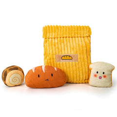 Hollypet Squeaky Dog Toy plush chew set designed for daily exercise and training.