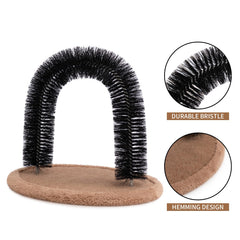 Hollypet stable arch design keeps the toy from tipping during active cat play