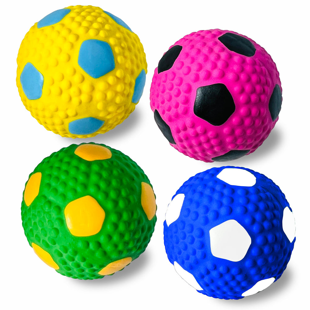 HOLYSTEED squeaky dog ball 2.6-inch for fetch and play