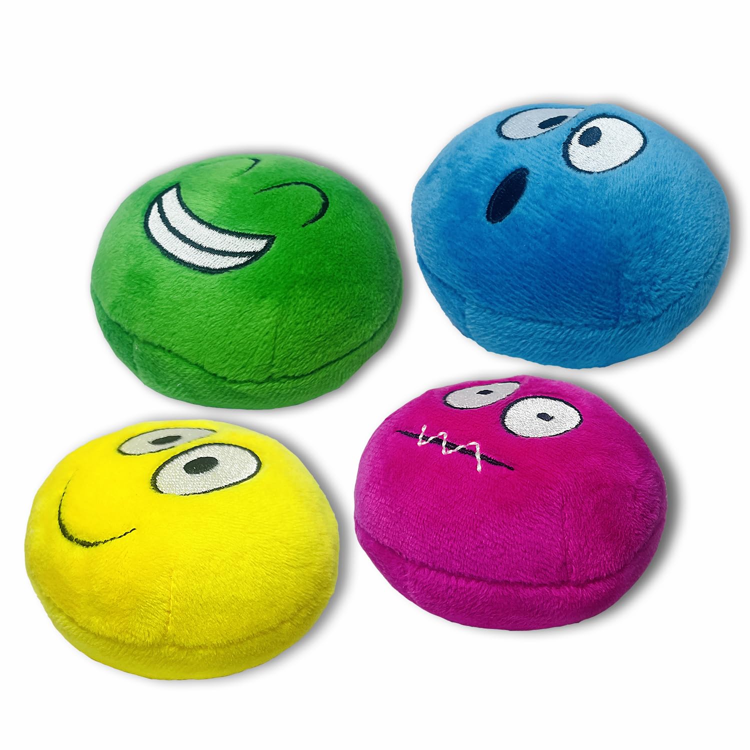 HOLYSTEED Squeaky Dog Ball 3inch Size ideal for small dogs and interactive play.