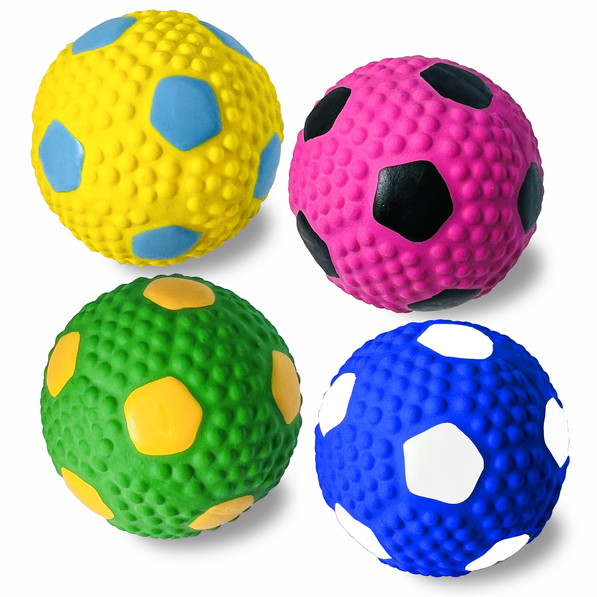 HOLYSTEED squeaky dog ball small for tiny breeds boosts play engagement during fetch.