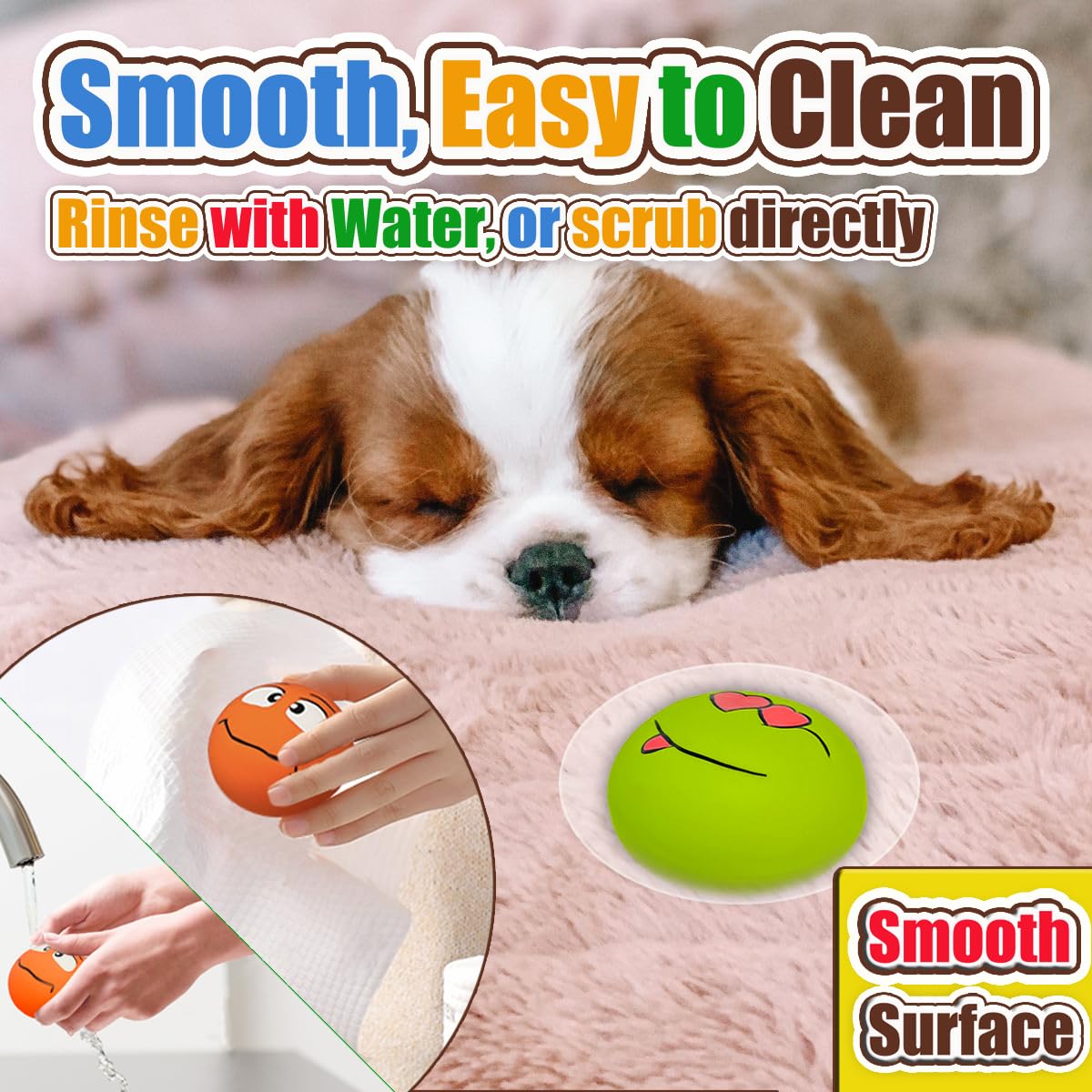 HOLYSTEED easy-clean surface makes quick rinsing simple.