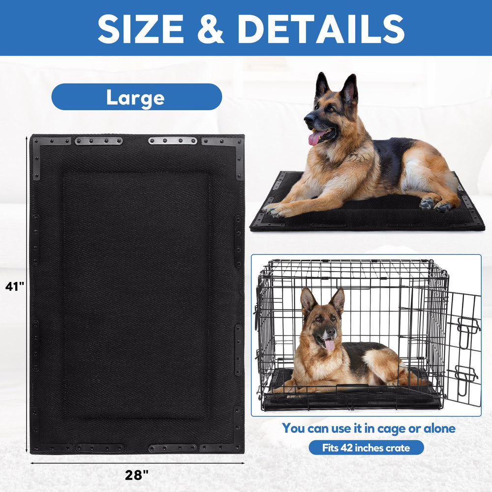 HOMBYS bed tear-resistant fabric image emphasizes durability against scratching and punctures.