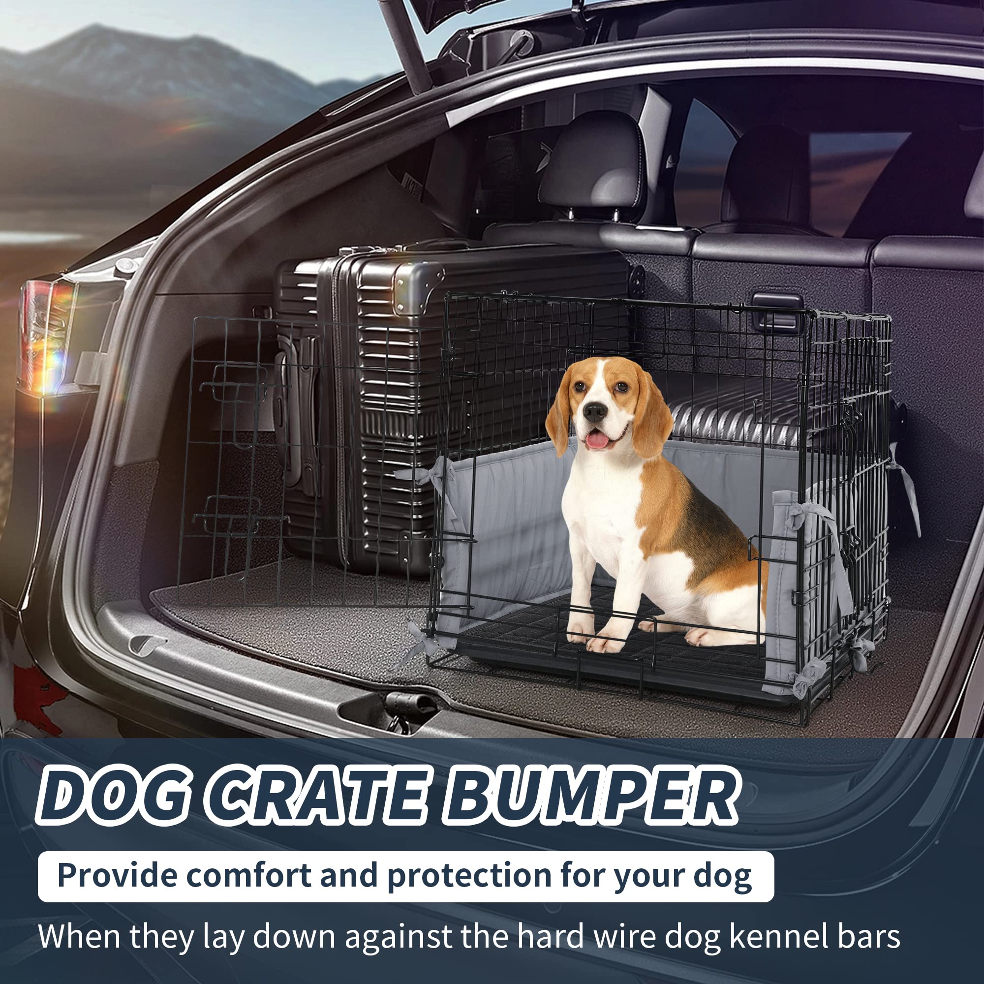 Hombys easy-install bumper with nine ties for secure placement