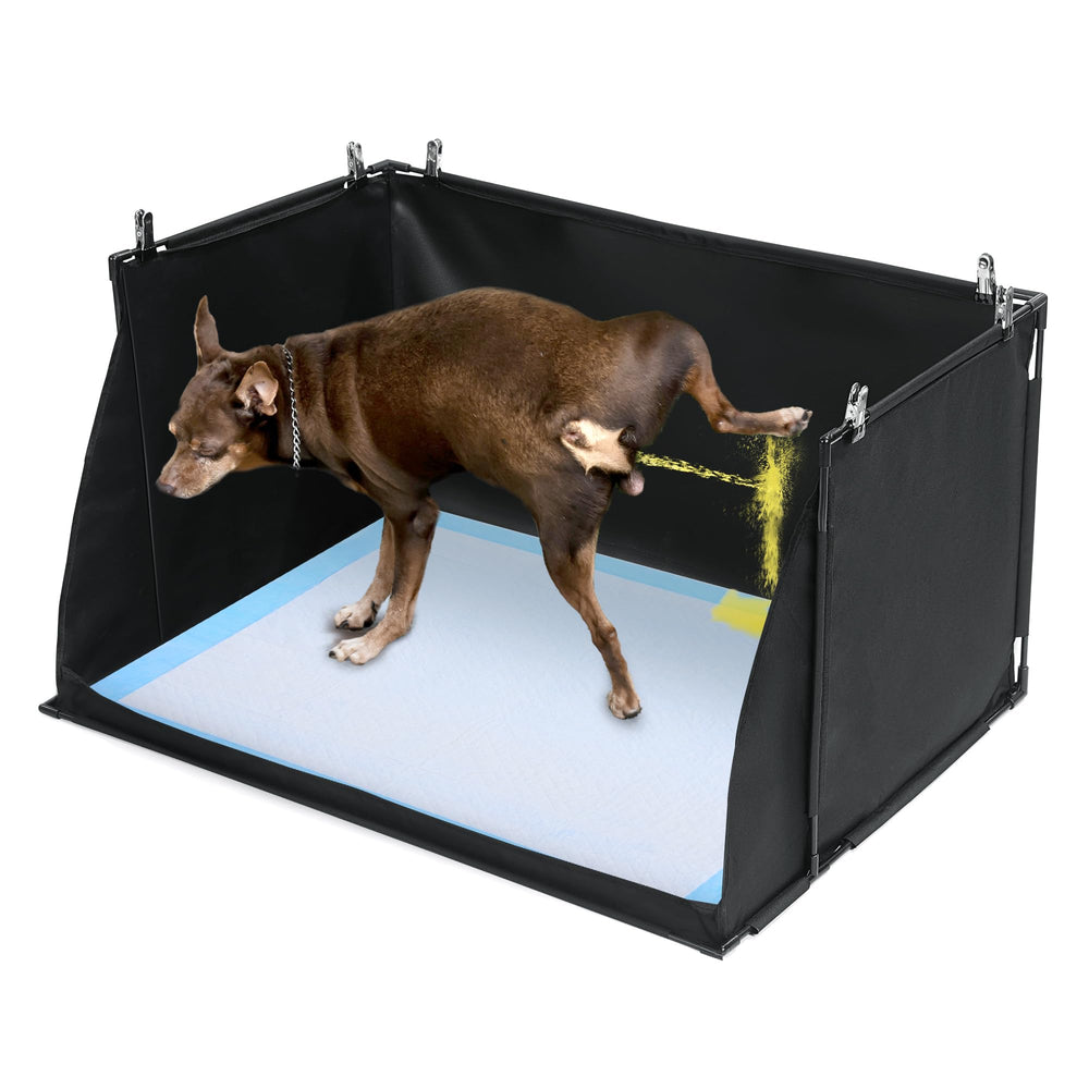 HOMBYS dog pee pad holder front view shows edge protection for clean indoor spaces.