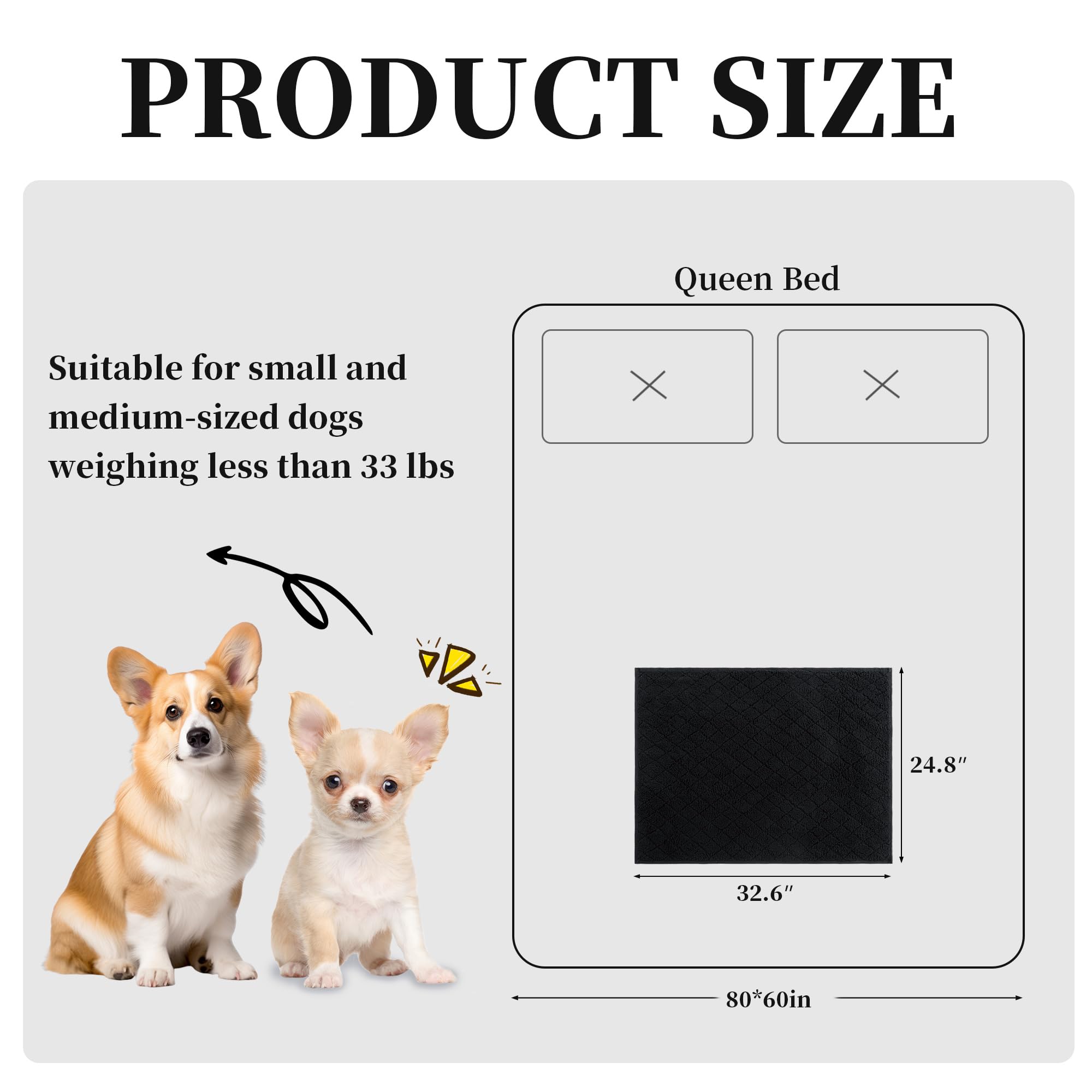HOMBYS blanket placed in crate provides comfortable lining and neat containment