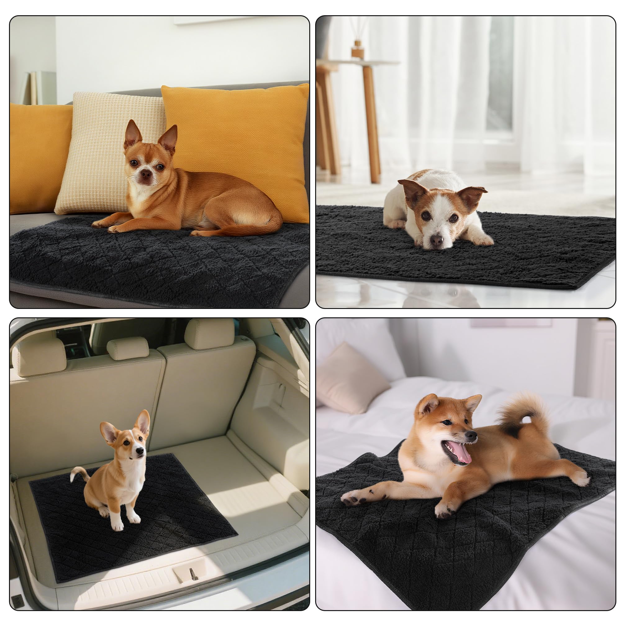 HOMBYS 24.8x33 inch blanket fits small to medium dogs and most furniture