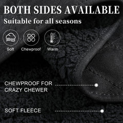 HOMBYS soft plush surface offers cozy warmth for pets during lounging