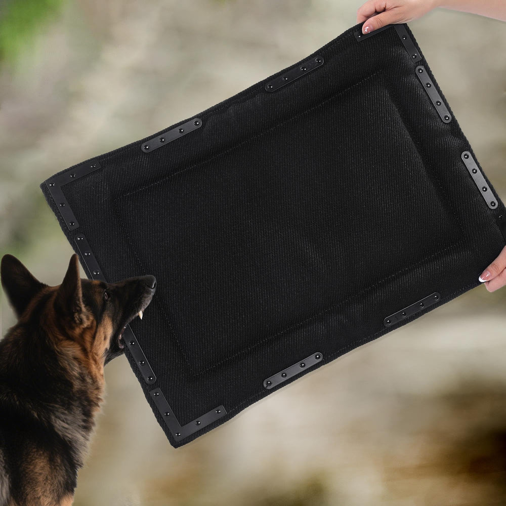 HOMBYS indestructible dog bed chew-proof shows lasting comfort for aggressive chewers.