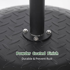 Homcare Horse Hoof Stand 17-inch base for stable balance during hoof work.