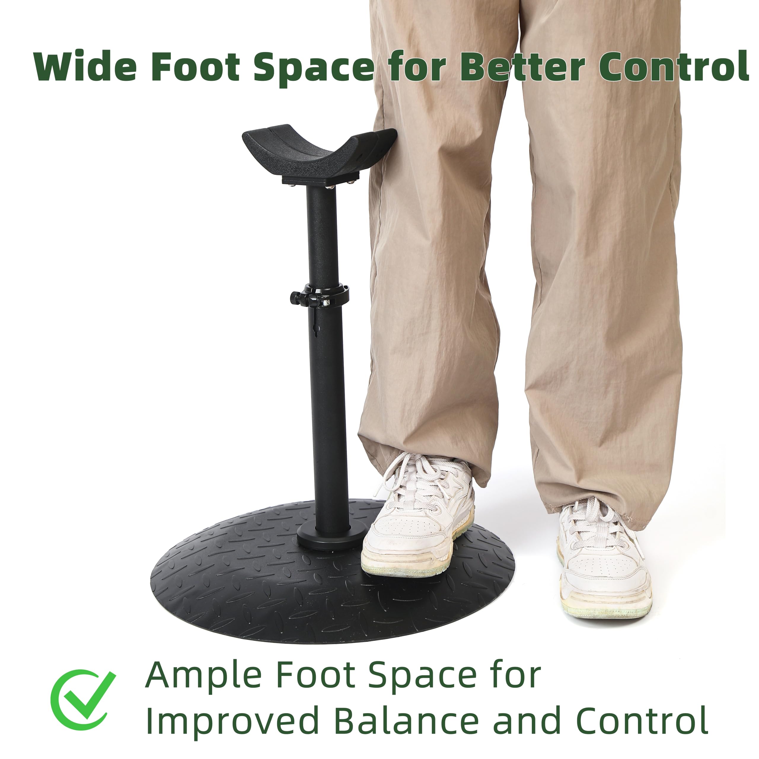 Homcare Horse Hoof Stand heavy-duty construction for durable hoof care sessions.