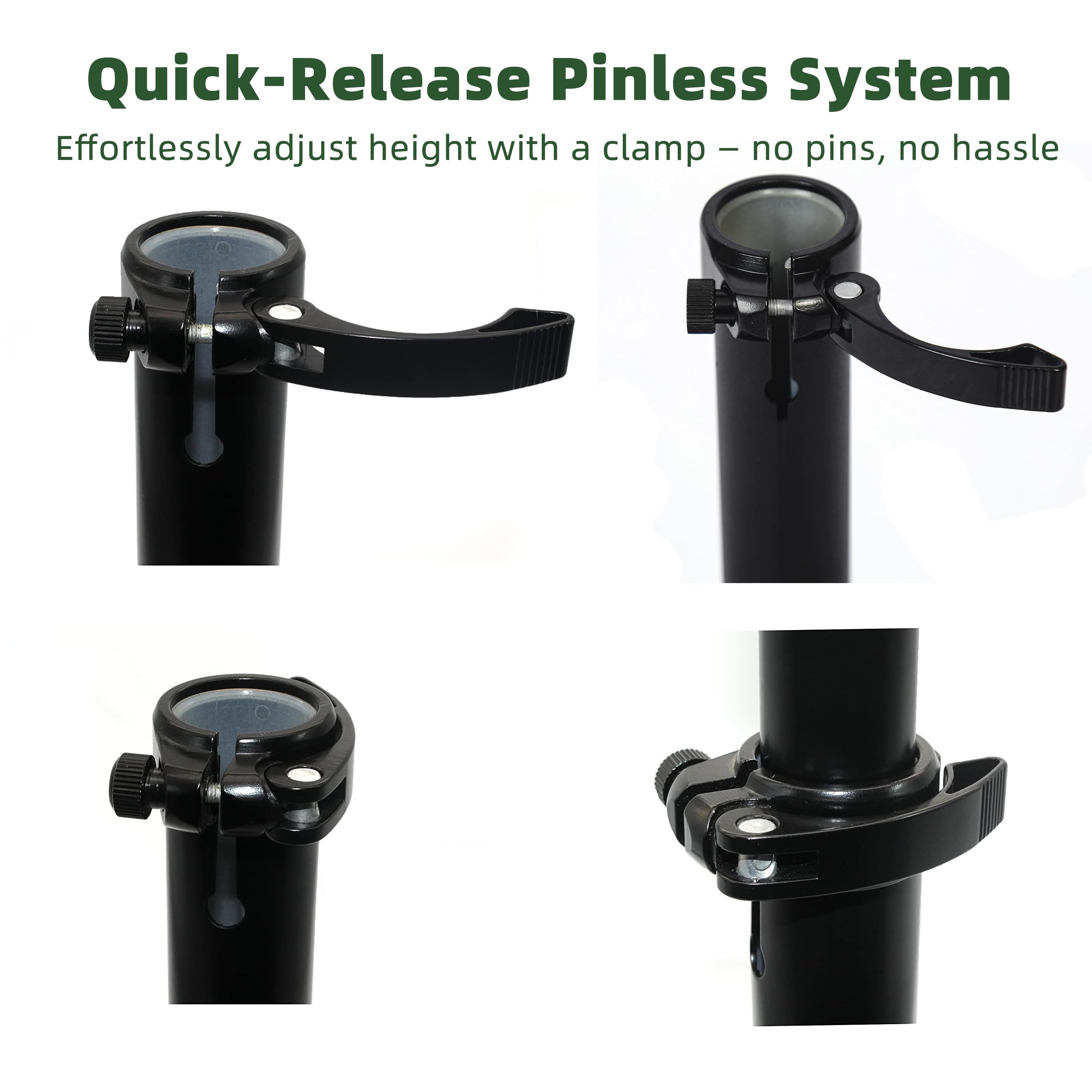 Homcare Horse Hoof Stand portable design lets you move between stables easily.