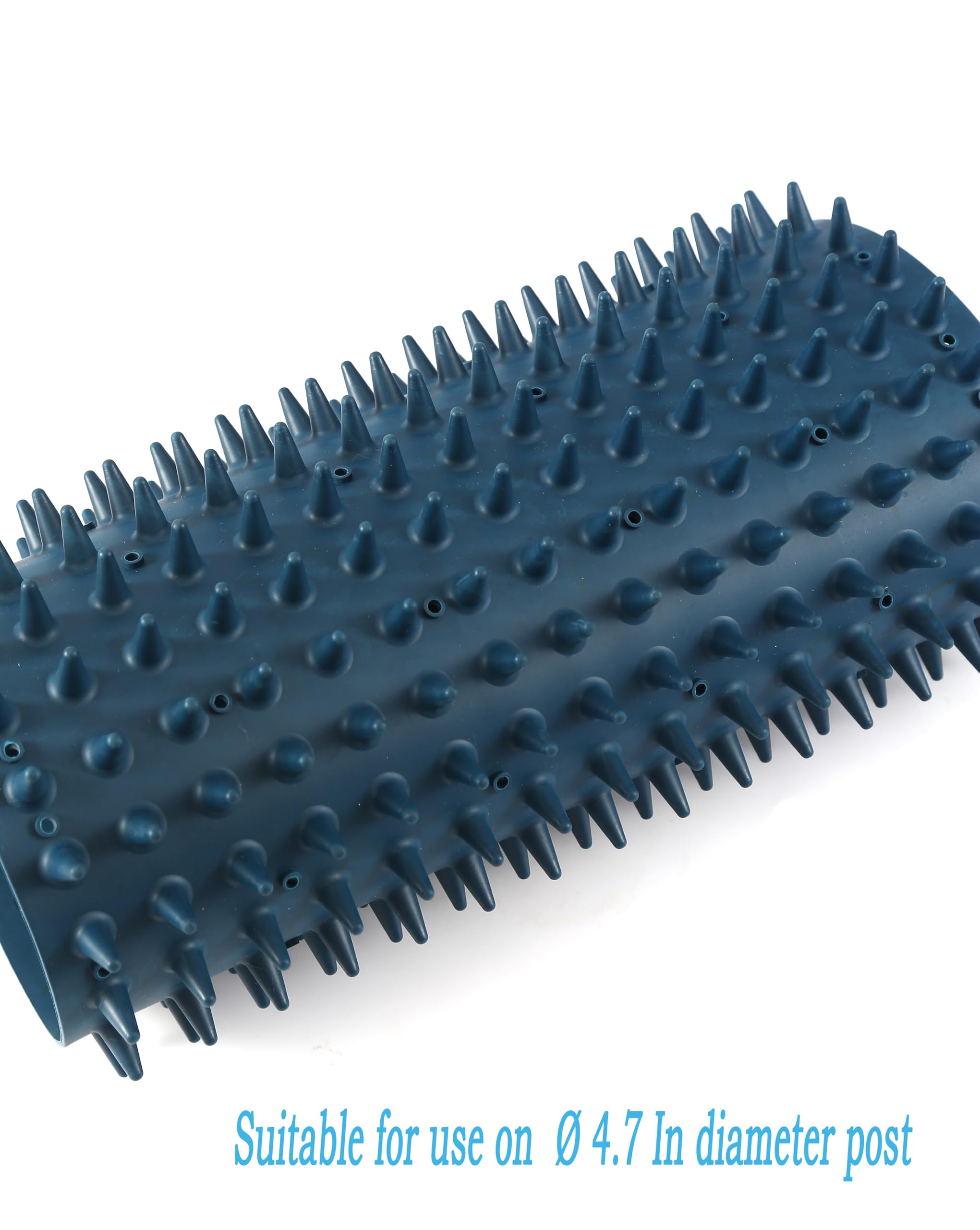 Homcare scratch pad dog kennel mount shows indoor or outdoor use for convenient scratching