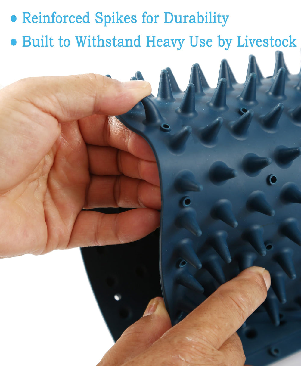 Homcare soft-spike design conveys gentle massage for safe animal grooming