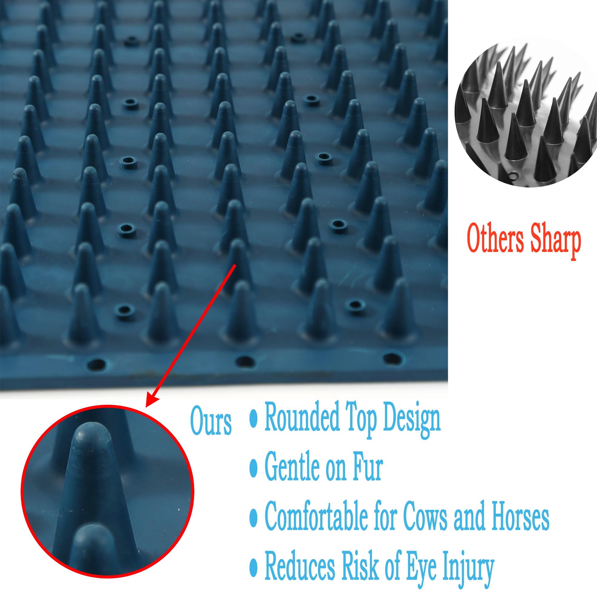 Homcare scratch pad wall mount image demonstrates easy screw installation for versatile placement