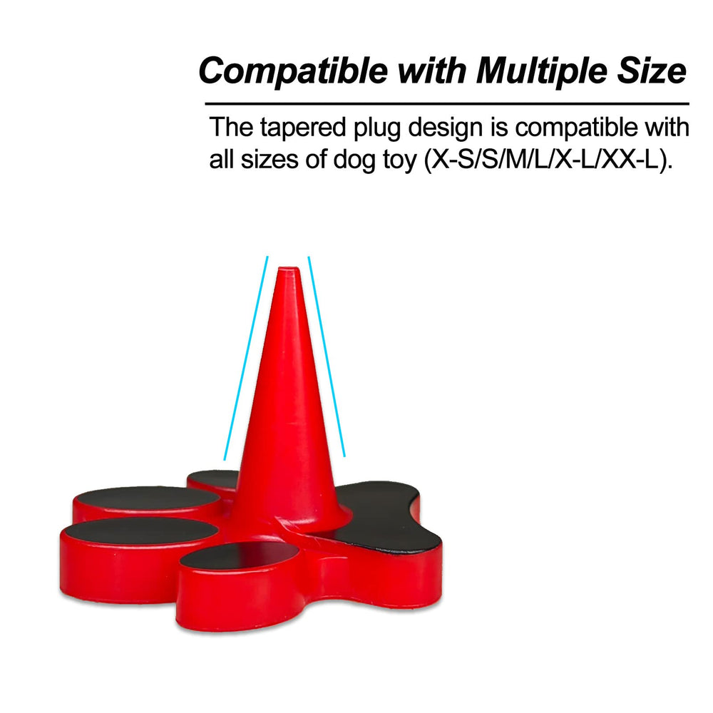 HOMDSG paw base supports toys without tipping, ideal for fridge storage.