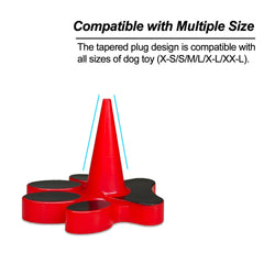 HOMDSG paw base supports toys without tipping, ideal for fridge storage.