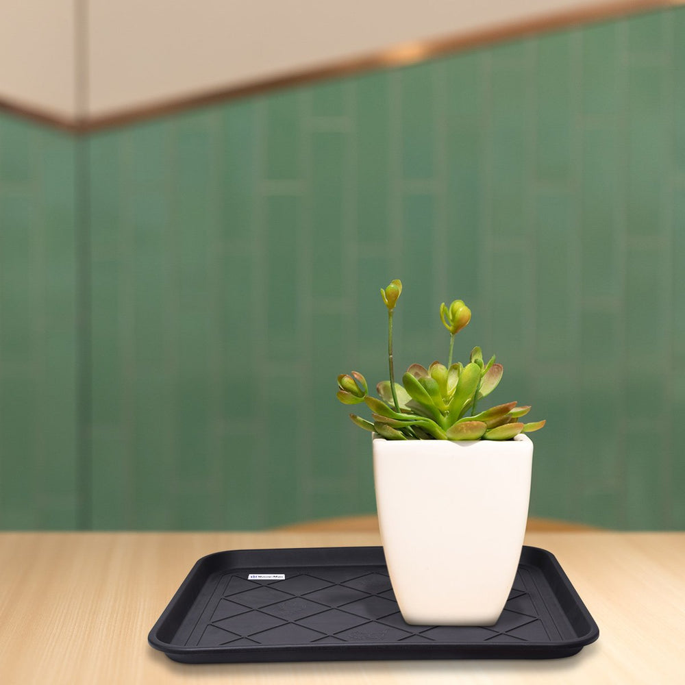 Home-Man dog bowl tray contains spills and keeps feeding areas tidy
