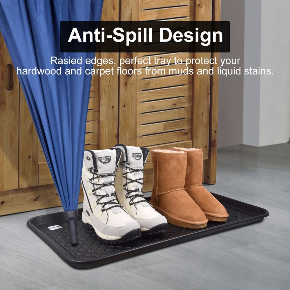 Home-Man entryway boot tray mud reserve captures dirt and water at the door