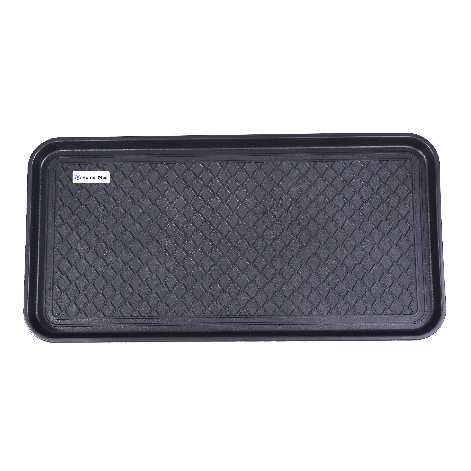Home-Man multi-purpose boot tray mat front view keeps entryway clean
